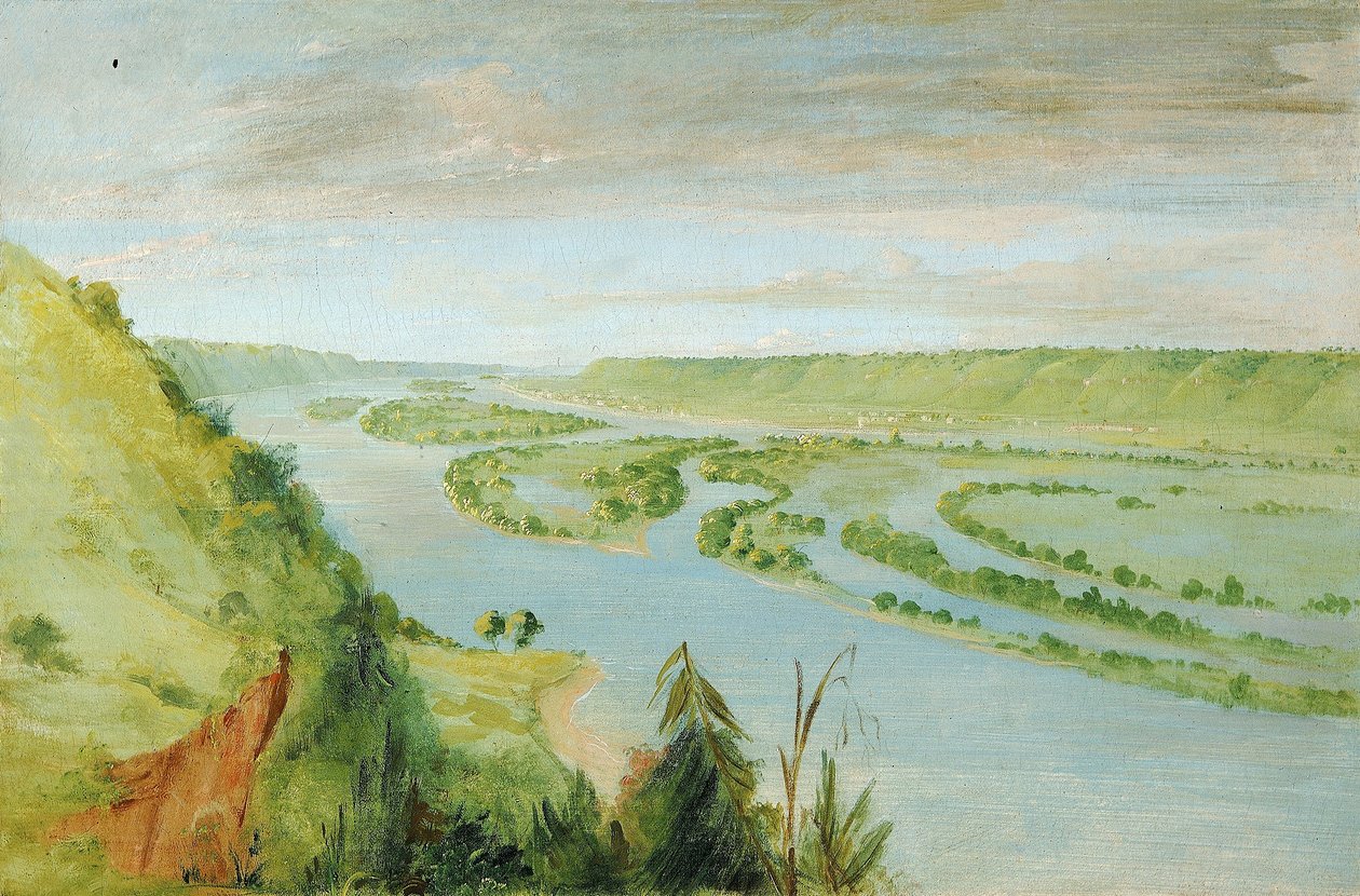 Prairie du Chien, Yhdysvallat Garrison tekijältä George Catlin