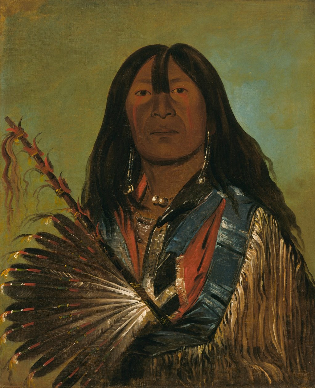 Shón-ka, Koira, Bad Arrow Points -yhtyeen päällikkö. tekijältä George Catlin