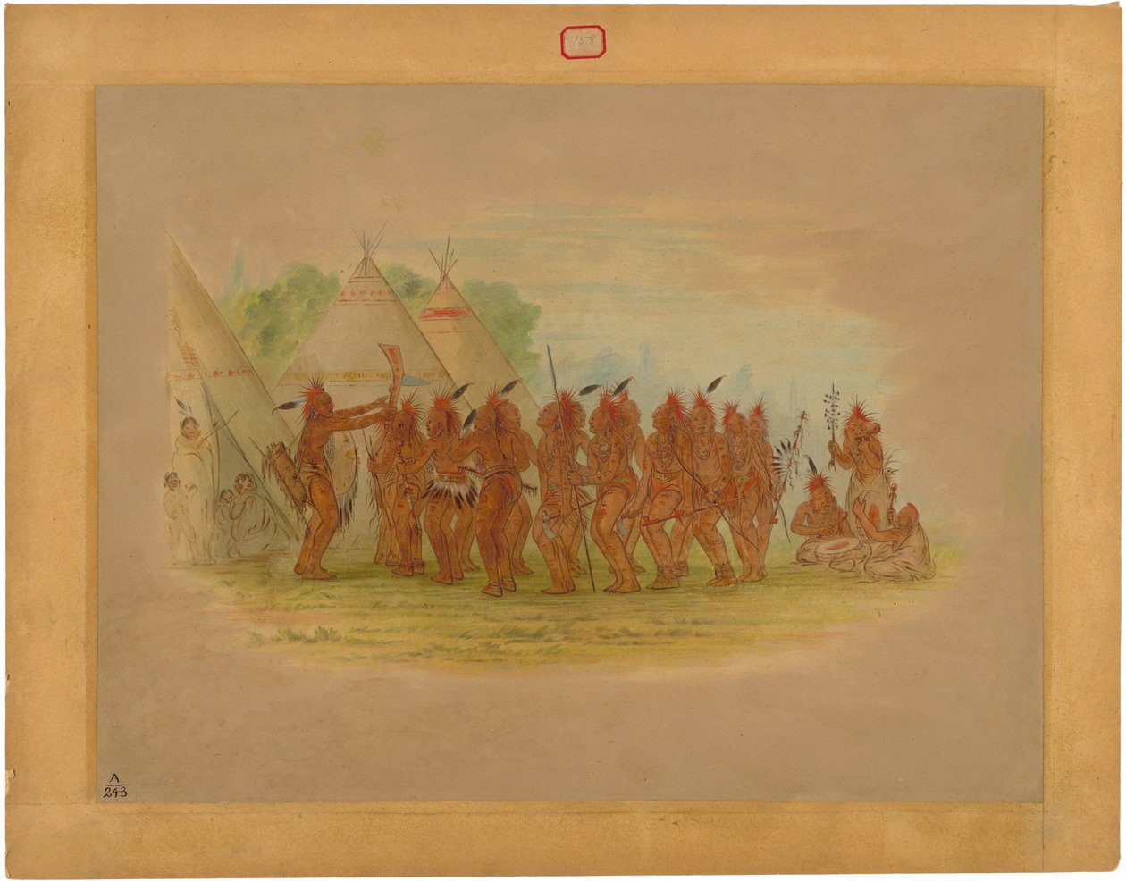 Orjien tanssi - Saukie tekijältä George Catlin