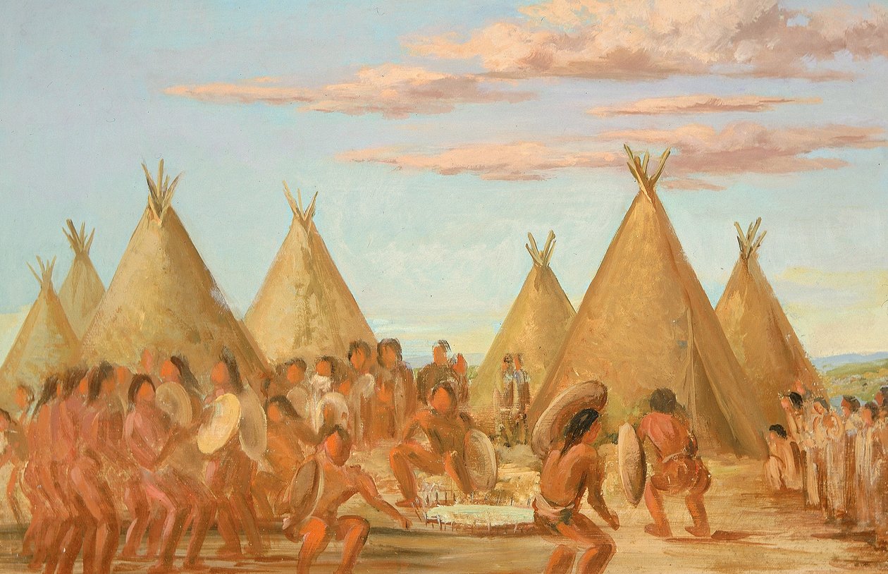 Kilven polttaminen tekijältä George Catlin