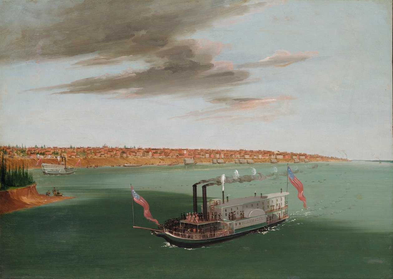 St. Louis alapuoliselta joelta tekijältä George Catlin