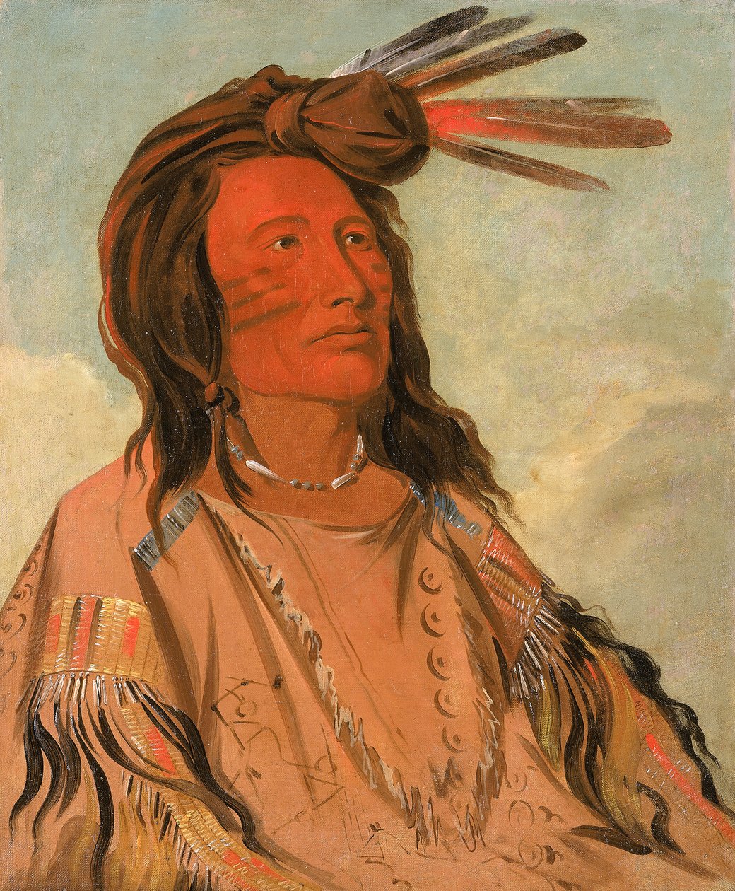 Appi, Tobacco, Oglalan päällikkö, 1832. tekijältä George Catlin
