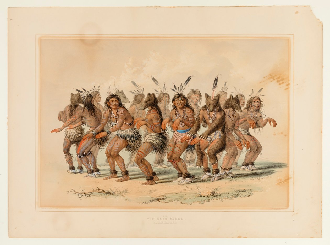 Karhun tanssi - nro 18 tekijältä George Catlin