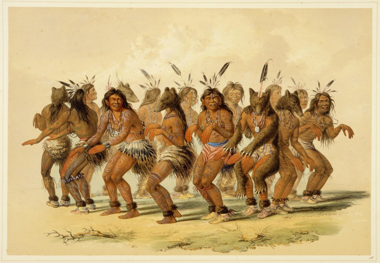 Karhun tanssi tekijältä George Catlin