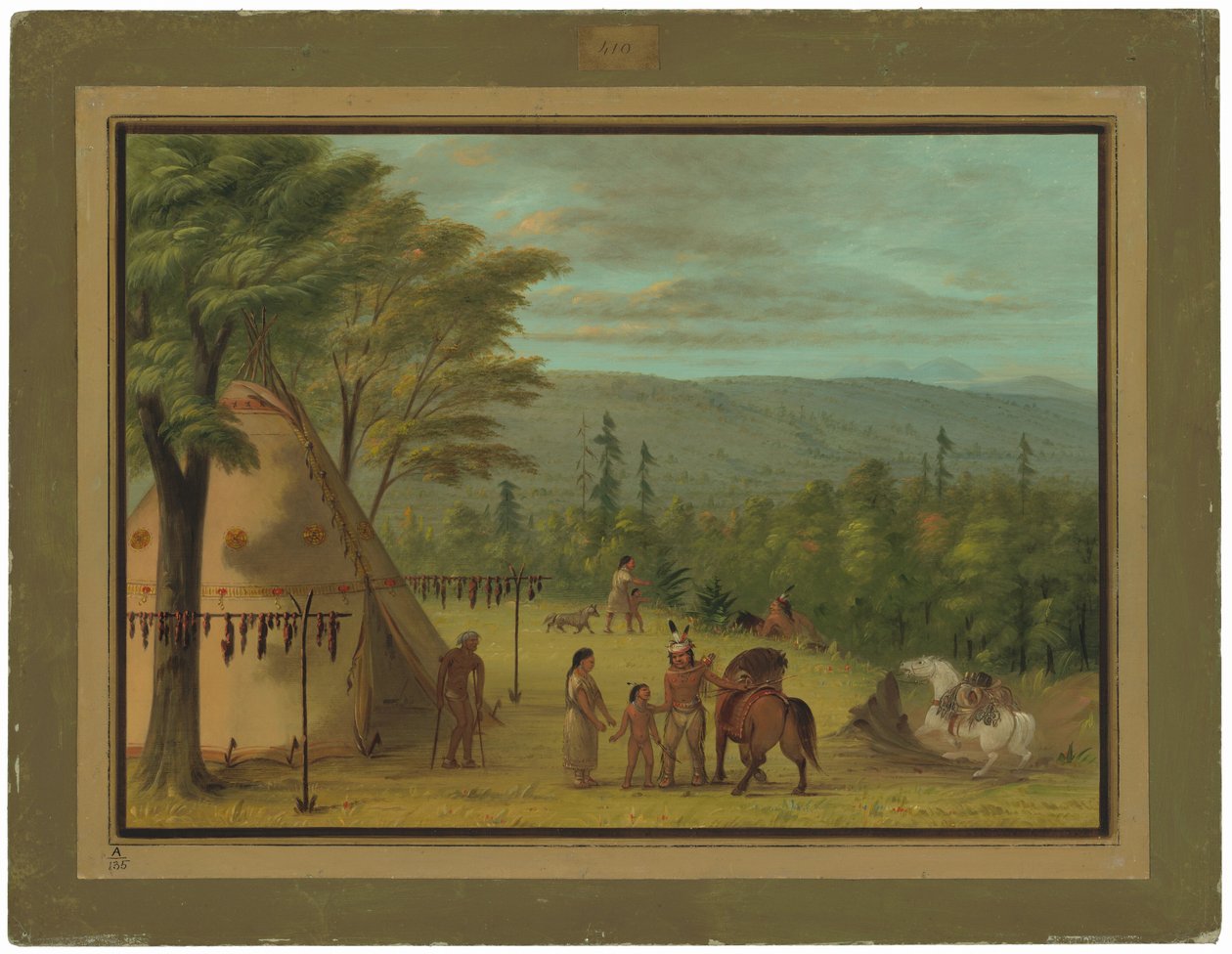 Cheyenne-veljekset aloittavat syksyn metsästyksen tekijältä George Catlin