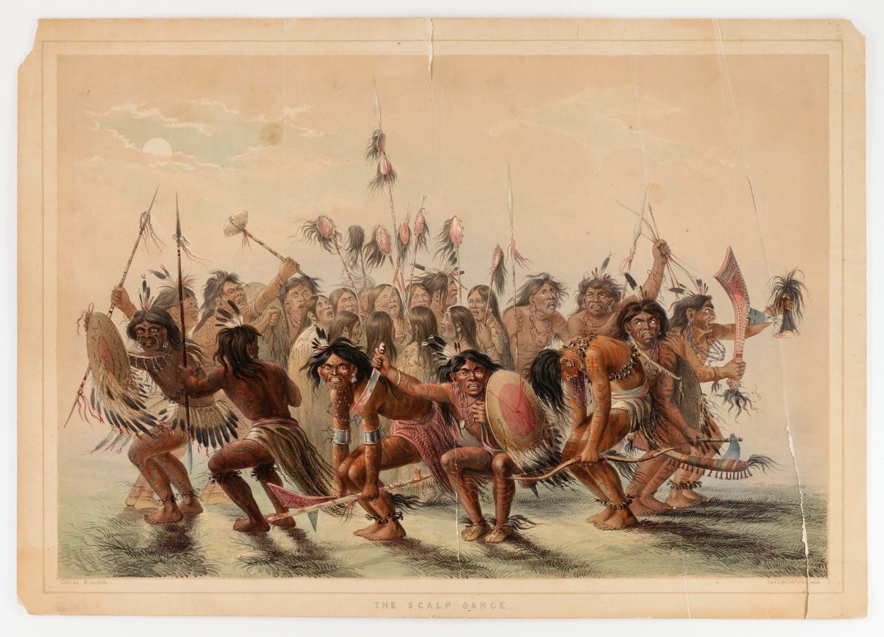 Päänahan tanssi tekijältä George Catlin