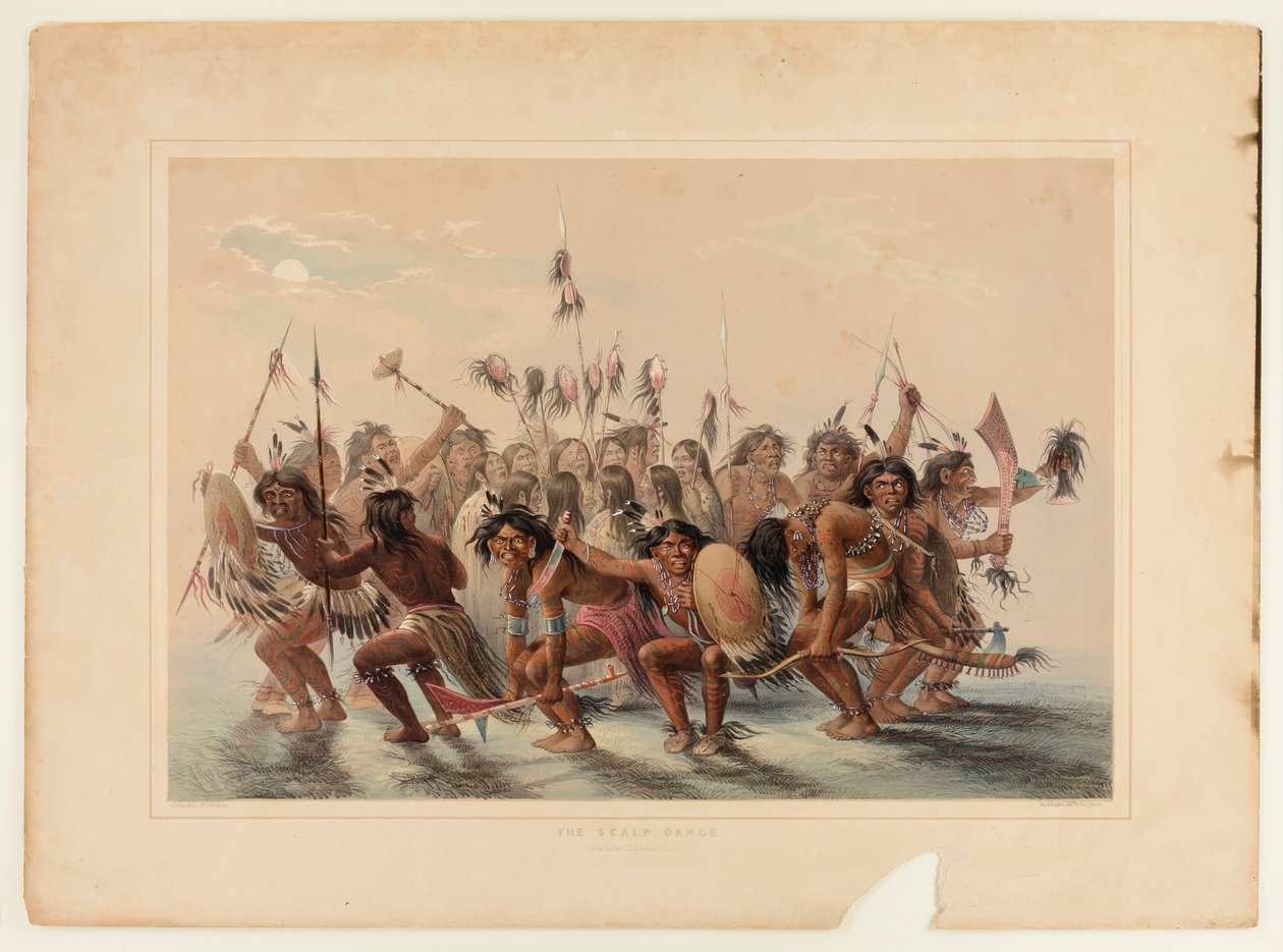 Päänahan tanssi tekijältä George Catlin