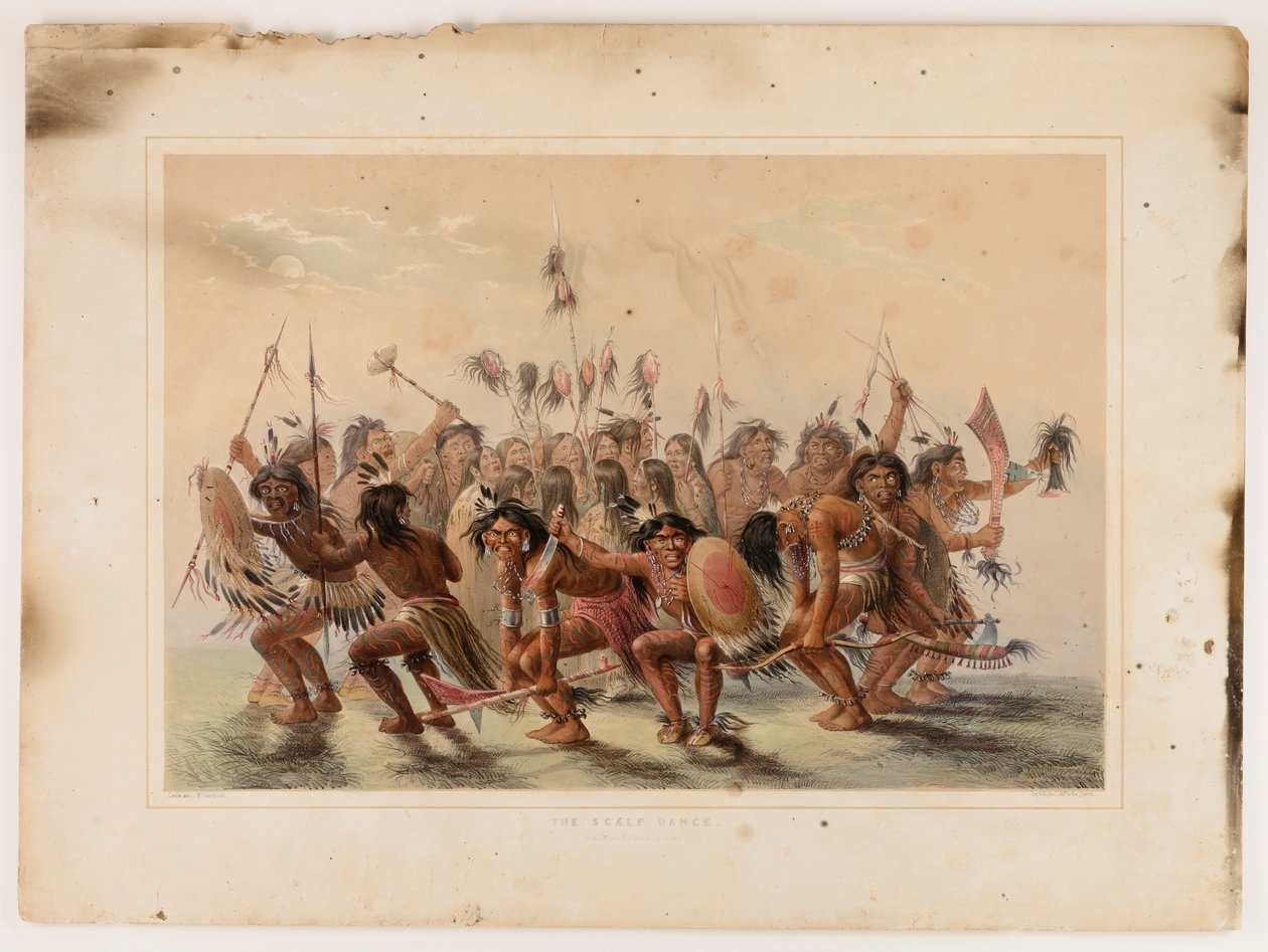 Päänahan tanssi tekijältä George Catlin