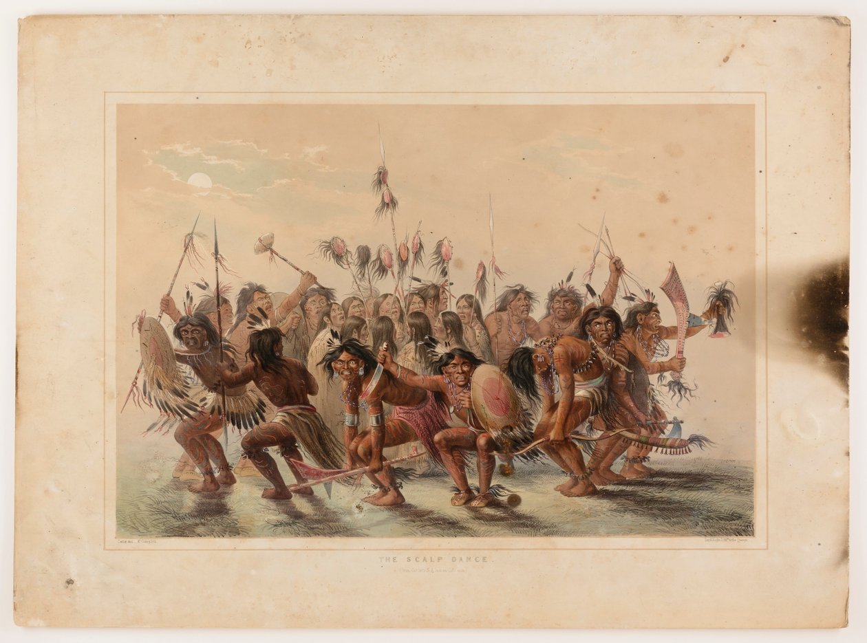Päänahan tanssi tekijältä George Catlin