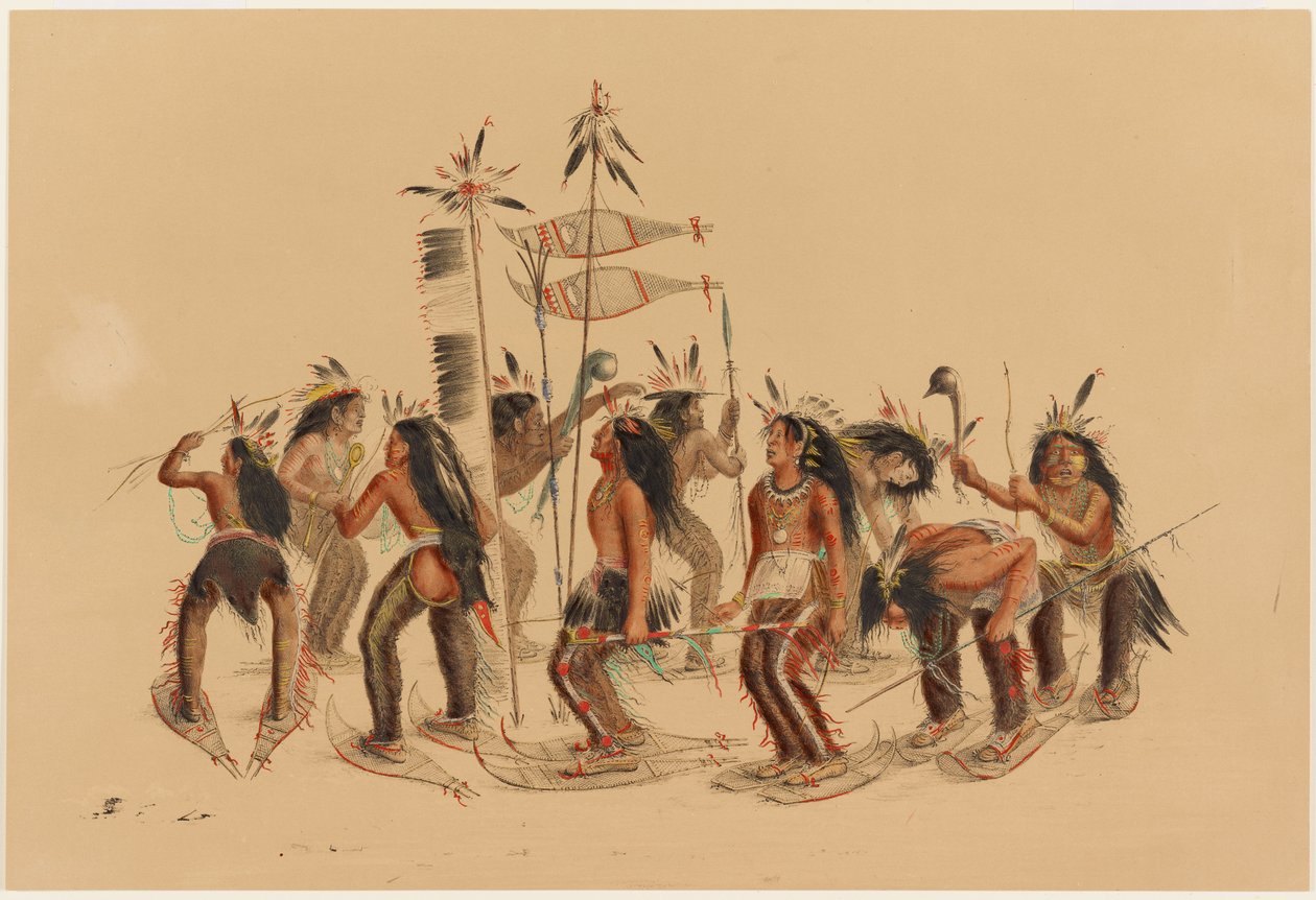 Lumikenkätanssi tekijältä George Catlin
