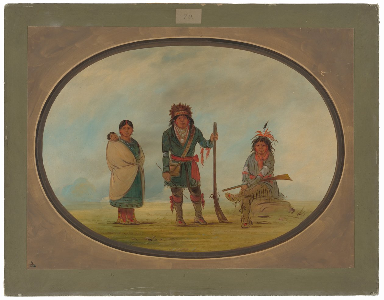 Kolme Micmac-intiaania tekijältä George Catlin