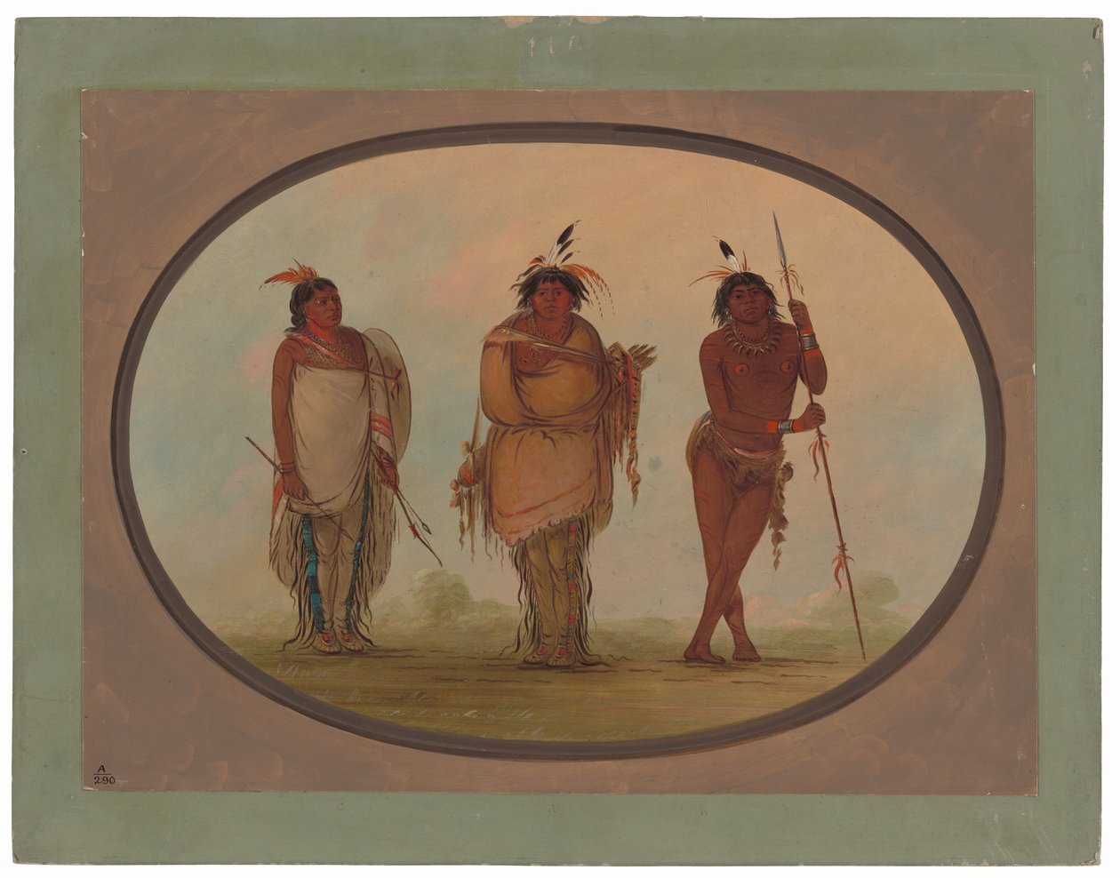 Kolme Yumaya-intiaania tekijältä George Catlin