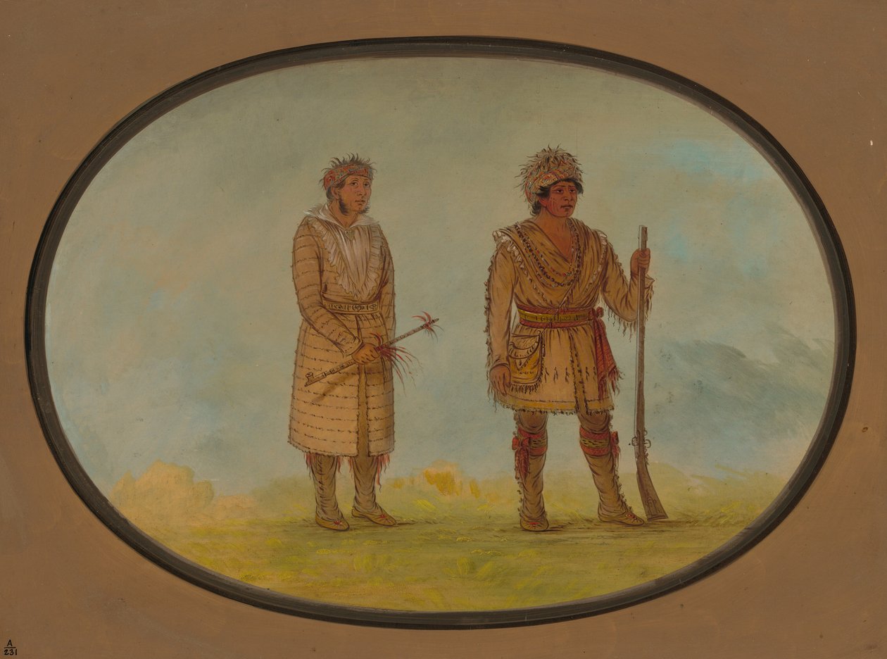 Two Cherokee Chiefs, 18611869. tekijältä George Catlin