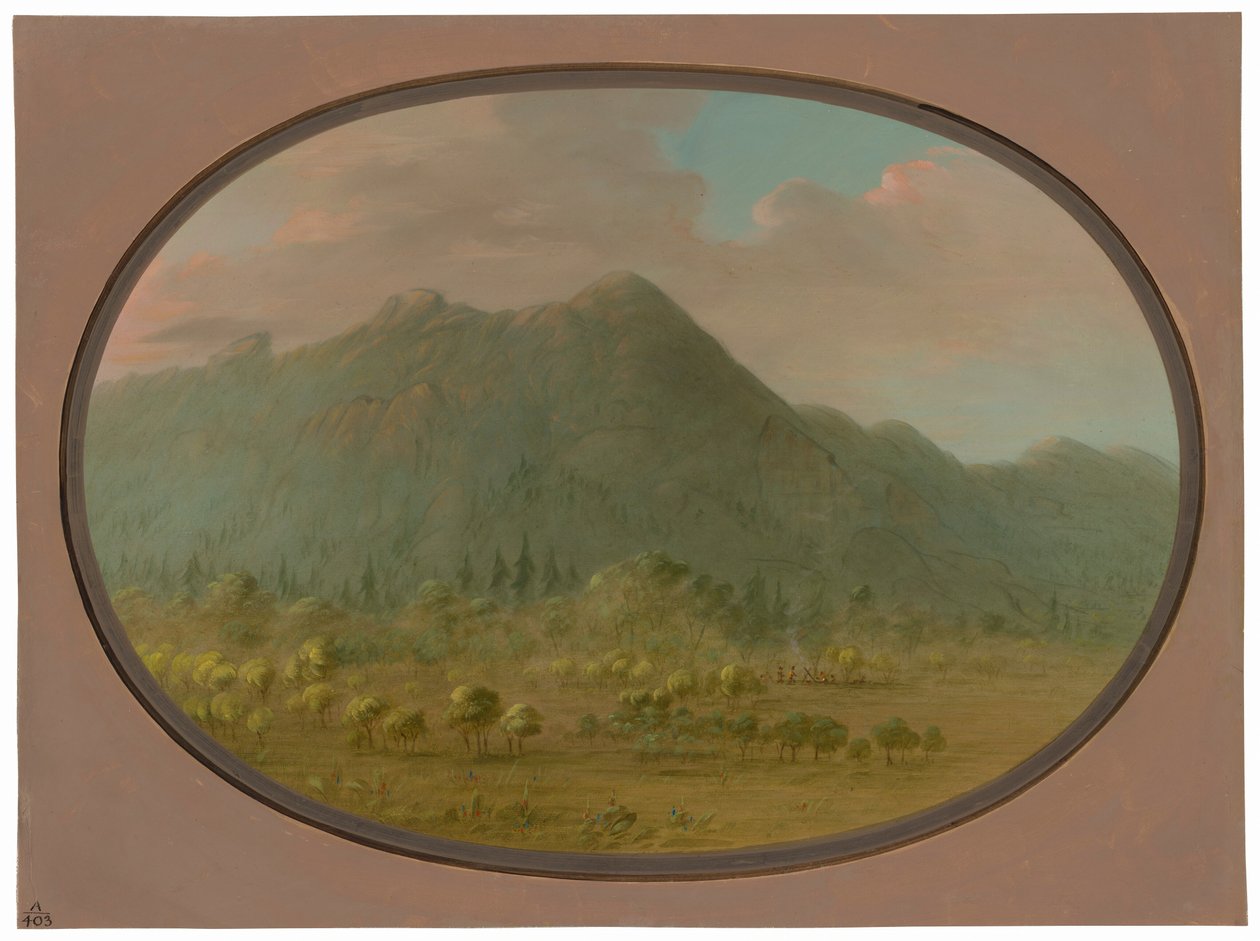 Näkymä kristallivuorille tekijältä George Catlin