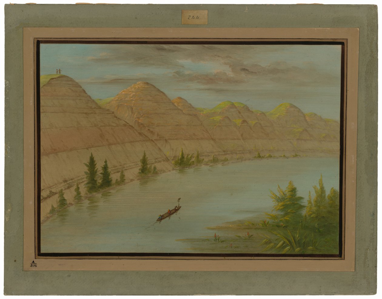 Katso "Grand Detour", Ylä-Missouri tekijältä George Catlin