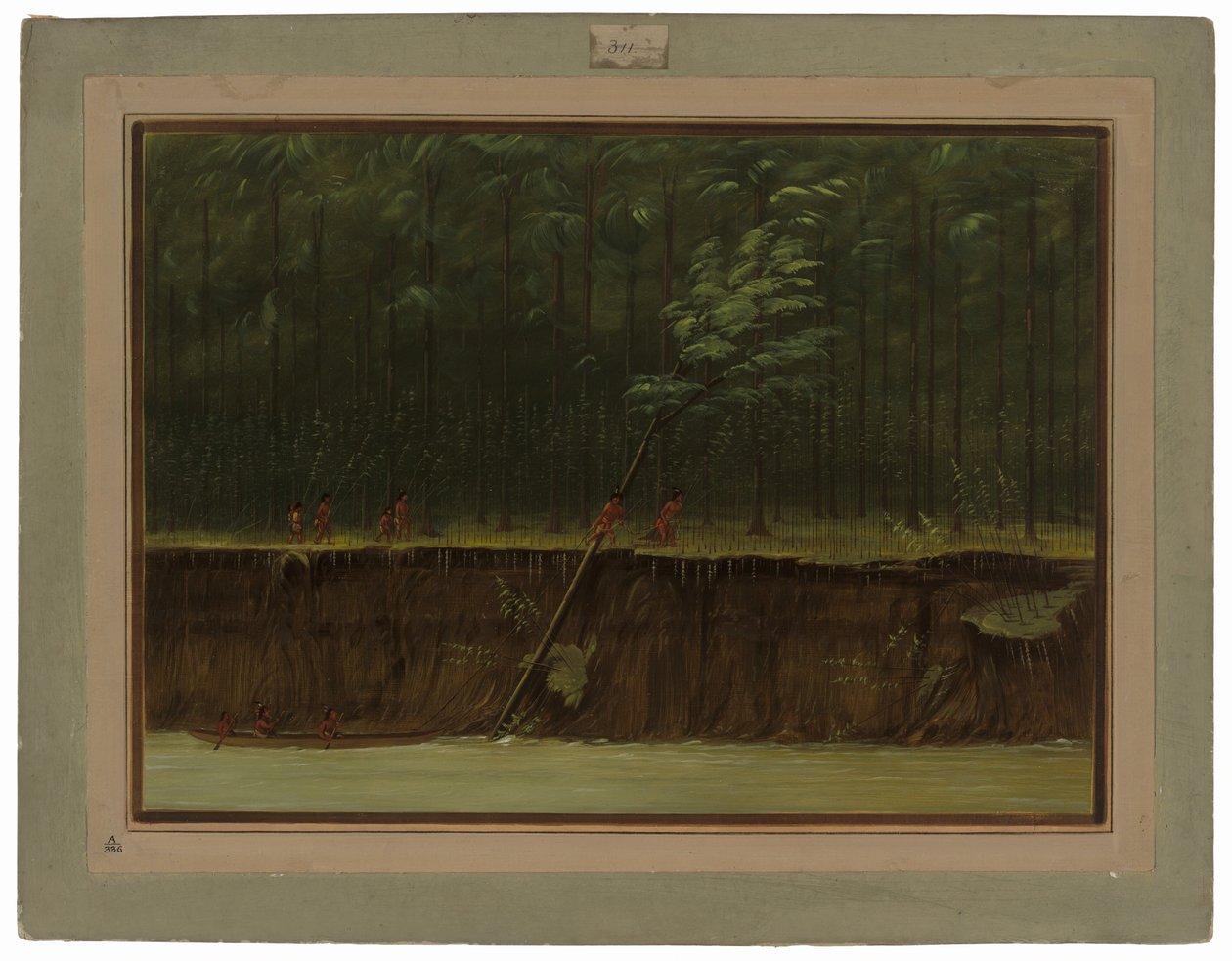 Näkymä Ala-Mississippille tekijältä George Catlin