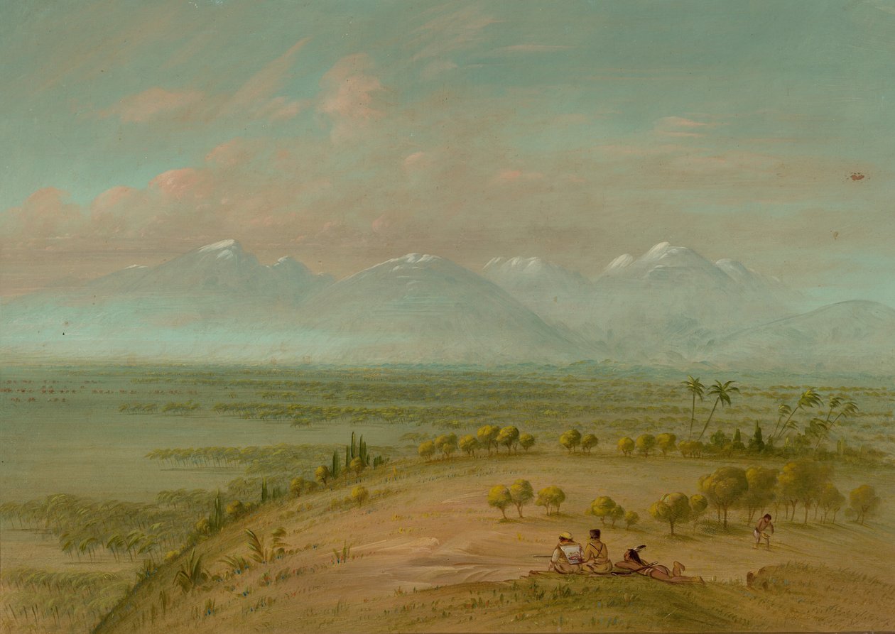 Näkymä Pampa del Sacramentolle, 18541869. tekijältä George Catlin