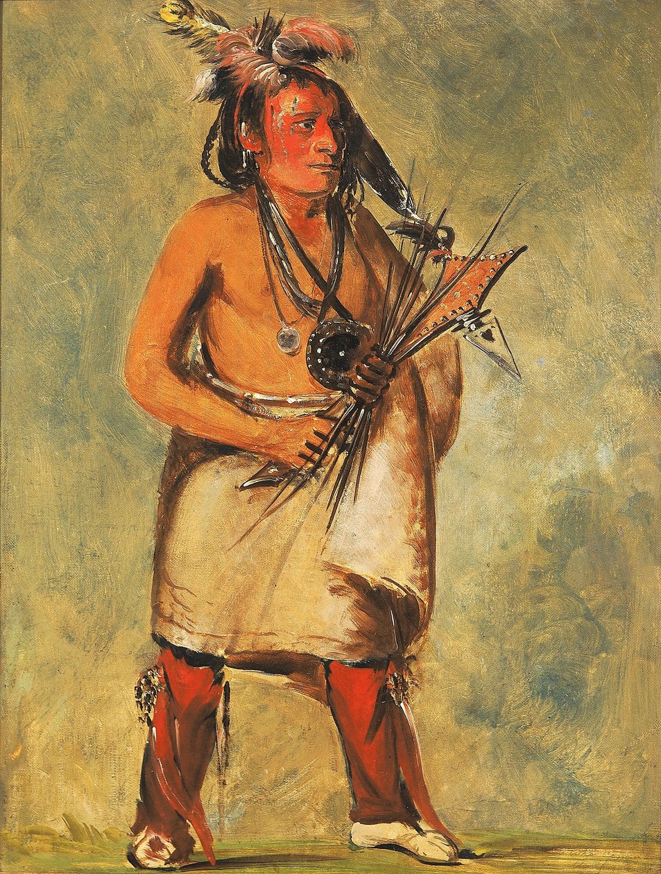 Wa-kon-chásh-kaw, Hän, joka tulee ukkosen mukana... tekijältä George Catlin