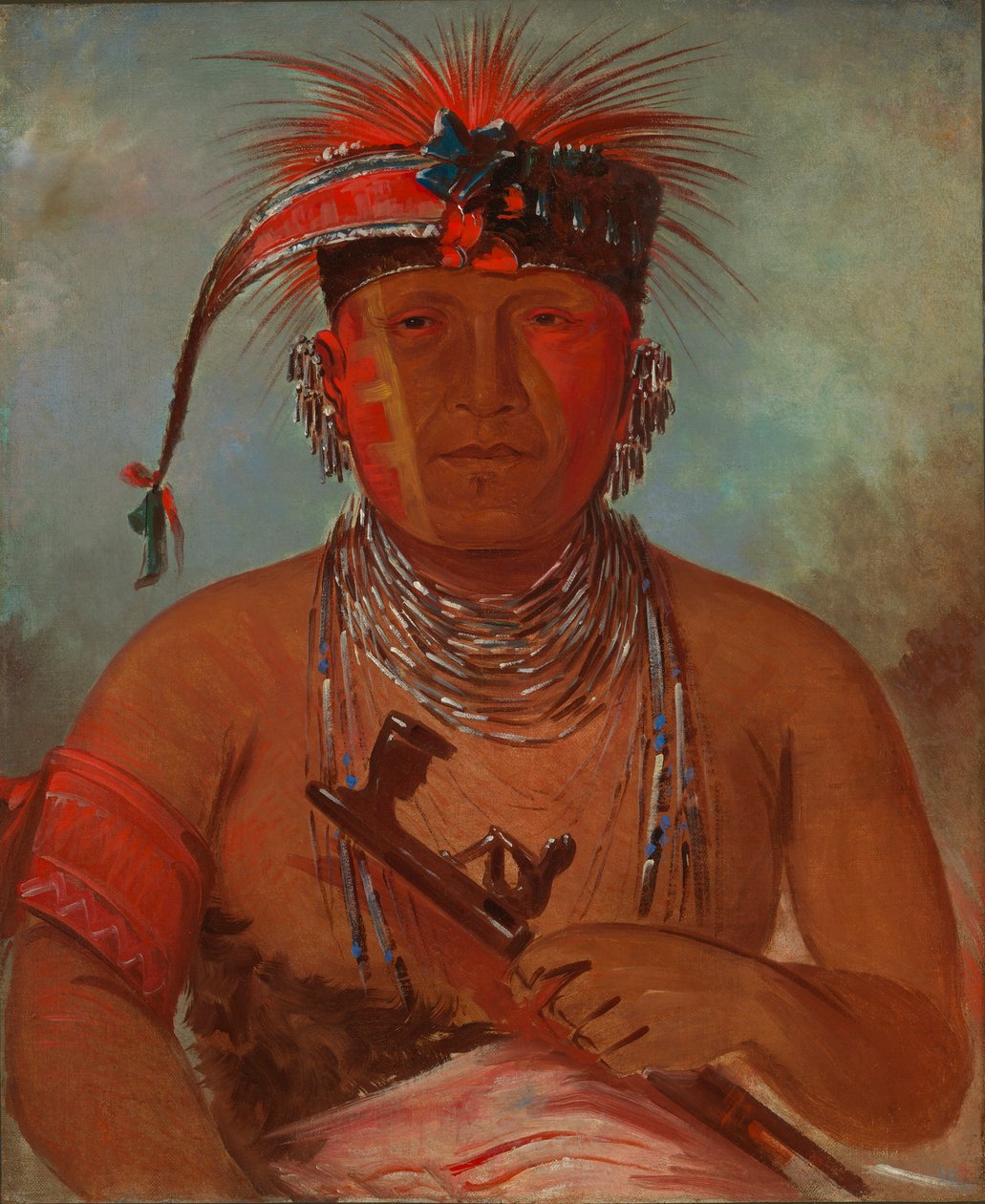 Wée-ke-rú-law, Hän, joka vaihtaa tietoja. tekijältä George Catlin