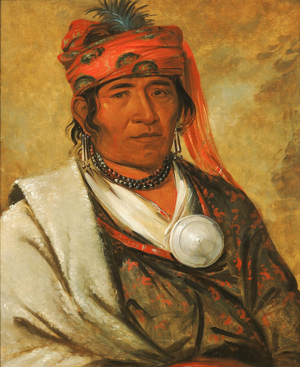 Ye-hów-lo-gee, Pilvi, päällikkö. tekijältä George Catlin