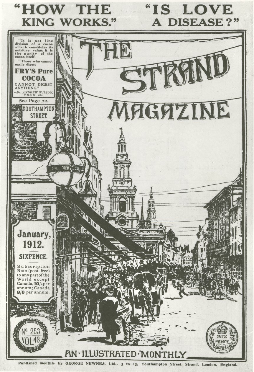 The Strand -lehden kansi, 1912 tekijältä George Charles Haite