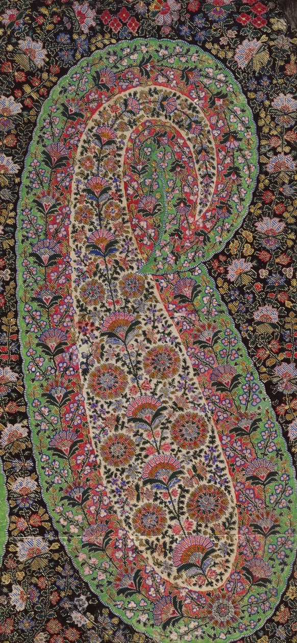 Kangassuunnittelu Paisley Shawlsille, n. 1871 tekijältä George Charles Haite