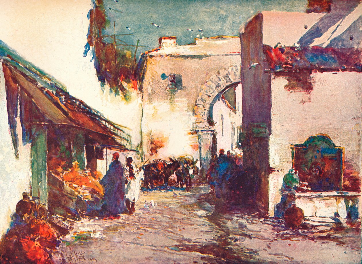 Street A Scene Tangerissa, c1903 1903-1904 tekijältä George Charles Haite