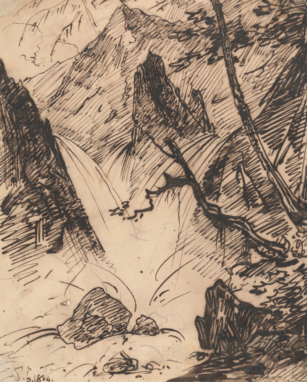 Intialainen torrent tekijältä George Chinnery