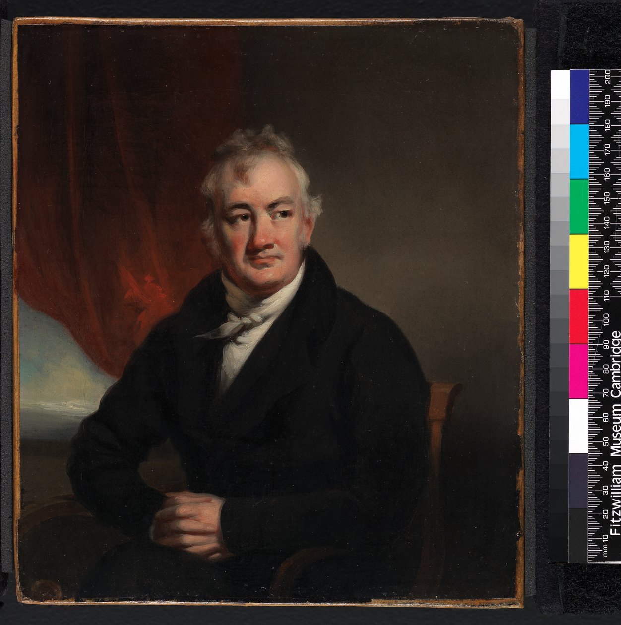 John Reevesin muotokuva, 1774-1856, ennen vuotta 1852 tekijältä George Chinnery