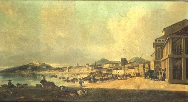 Näkymä Macaosta tekijältä George Chinnery