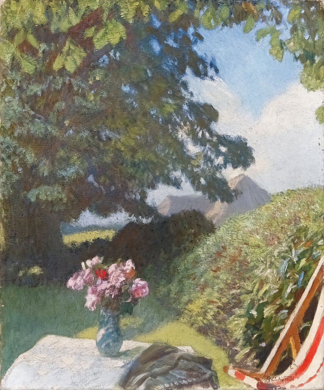 Puutarhan kulma tekijältä George Clausen