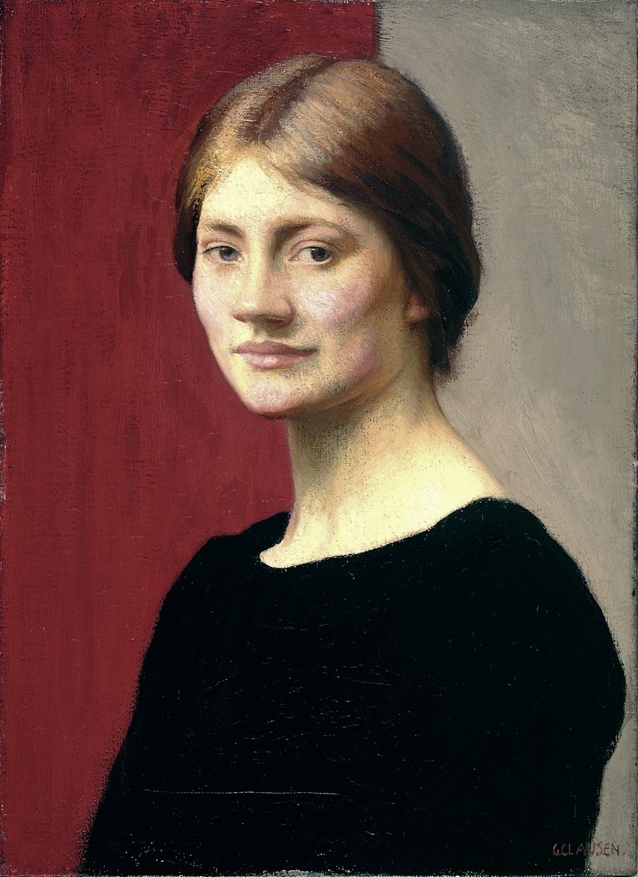 Tyttö mustassa tekijältä George Clausen