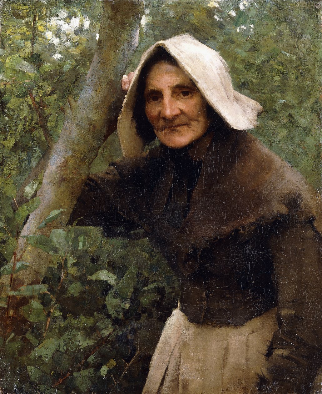 Toiler Still; Vanha nainen, North Lincolnshire tekijältä George Clausen