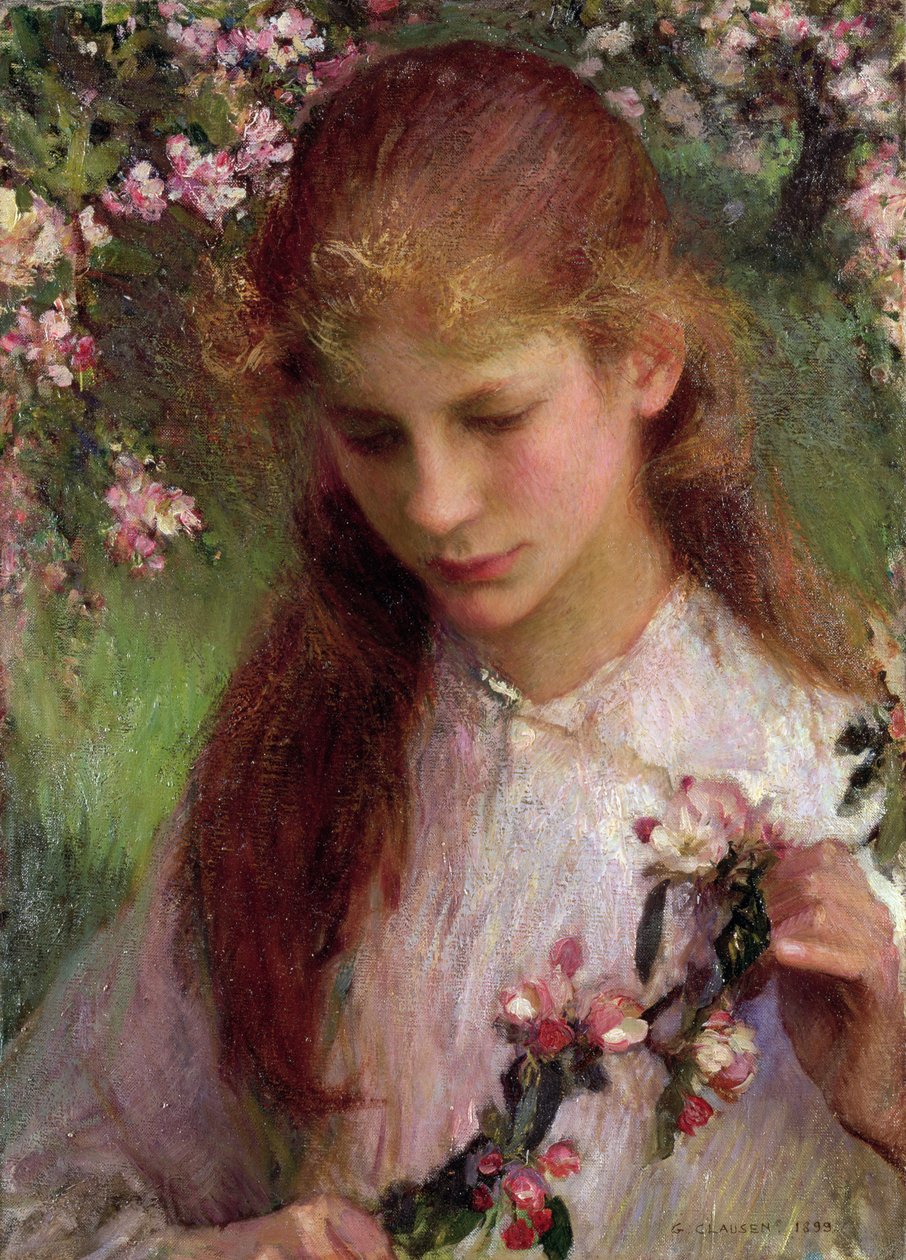 Huonekalut ja erilaiset esineet 1100- ja 1300-luvuilta tekijältä George Clausen