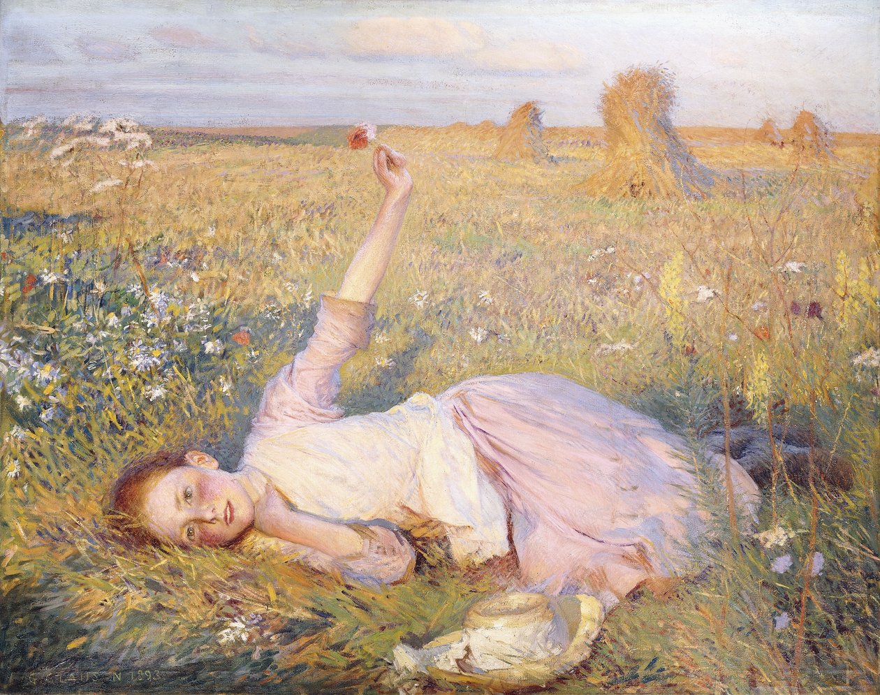 Iltalaulu tekijältä George Clausen