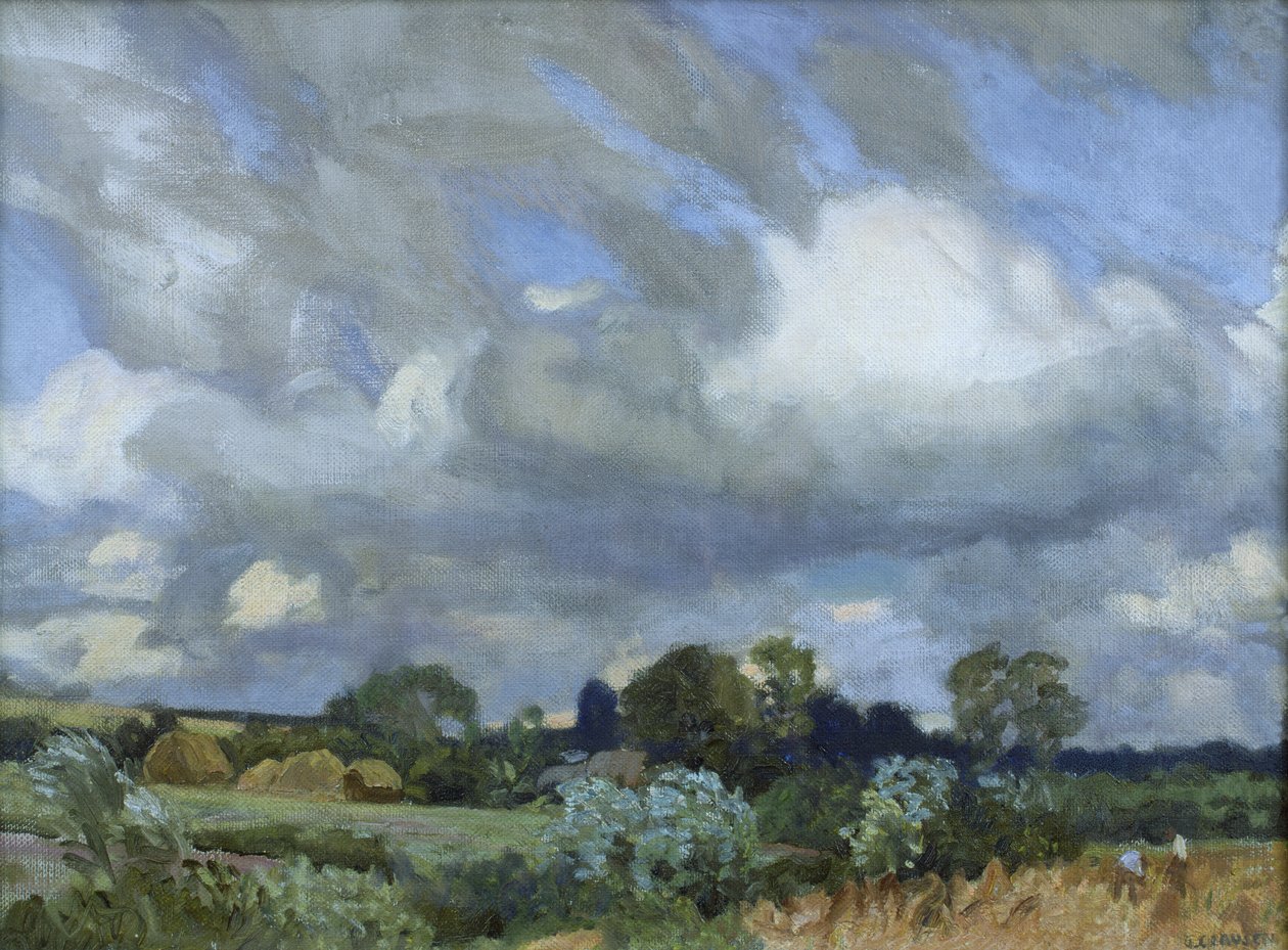 Heinänteko tekijältä George Clausen