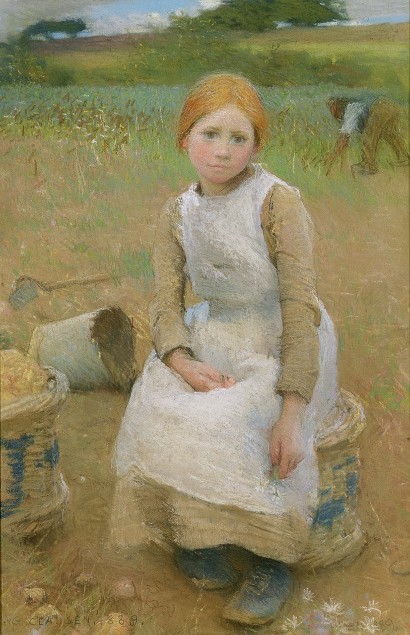 Pikku ruusu, 1889 tekijältä George Clausen