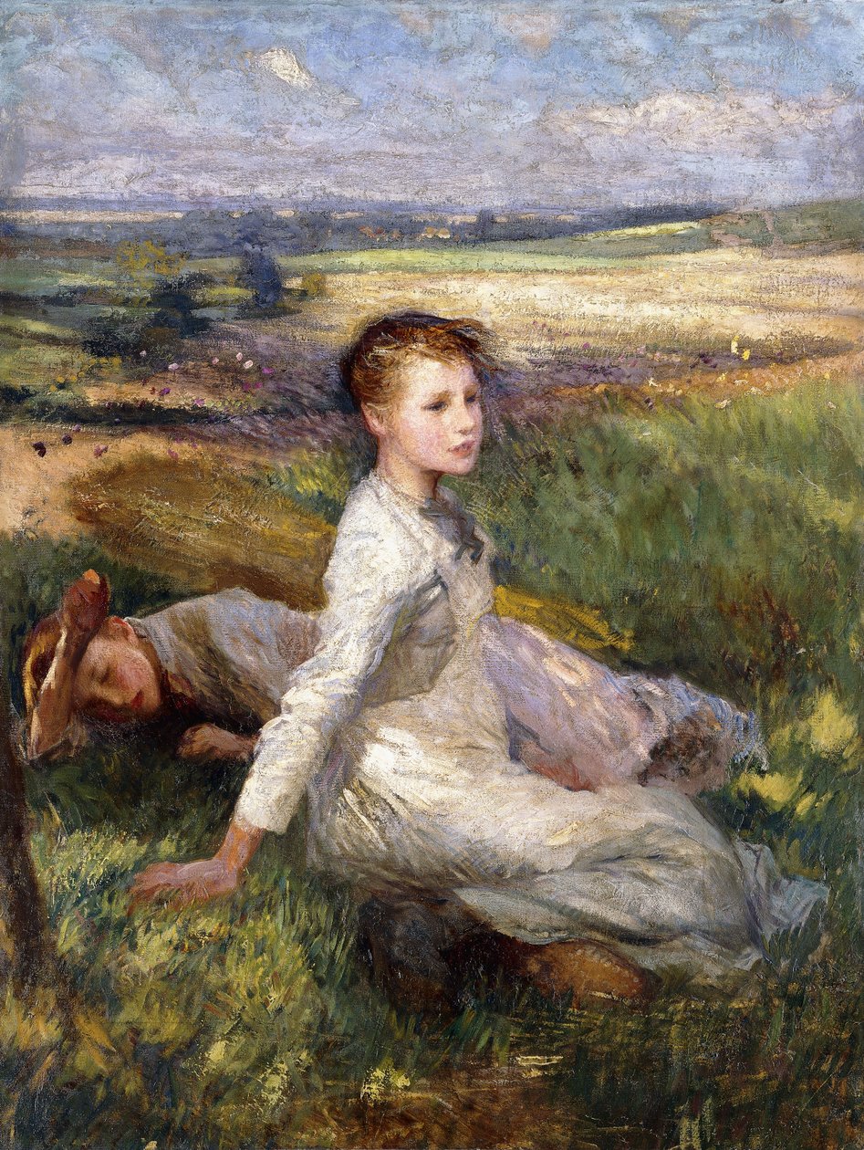 Kesä pelloilla tekijältä George Clausen