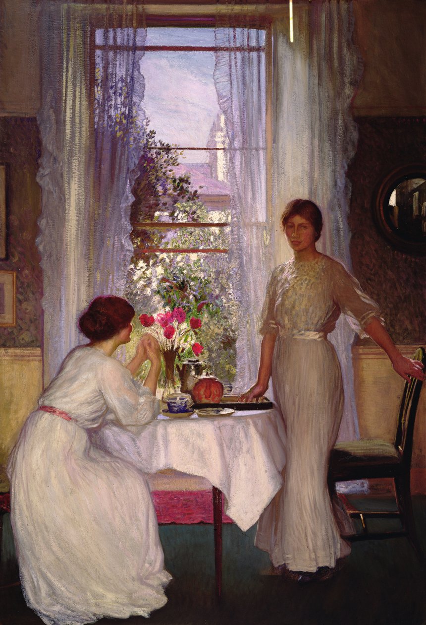 Ikkuna (öljy kankaalle) tekijältä George Clausen