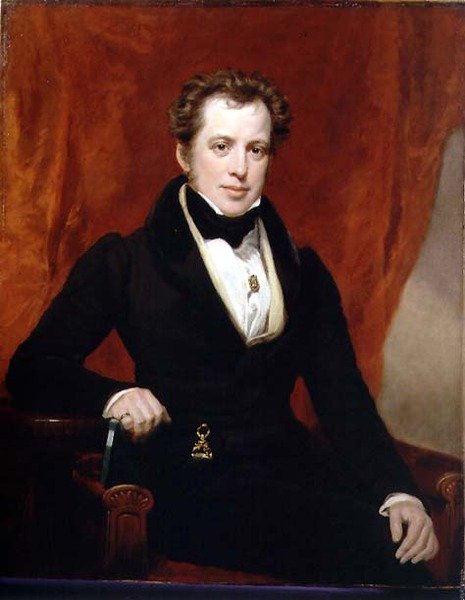 Muotokuva näyttelijästä Mr. Harleysta, joka on kuuluisa Hatterin esittämisestä Box & Cox -pubissa. 1847 tekijältä George Clint