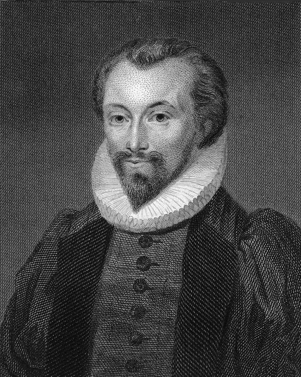 Runoilija John Donnen muotokuva 1572-1631. tekijältä George Clint