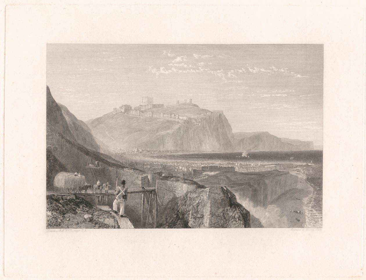 Dover Shakespearen kalliosta tekijältä George Cooke