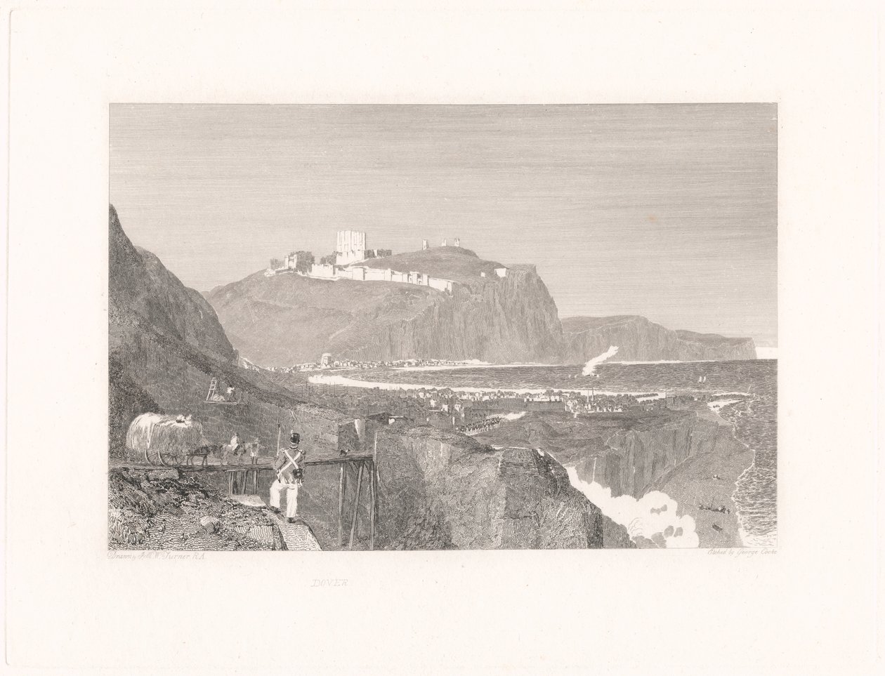 Dover Shakespearen kalliosta tekijältä George Cooke