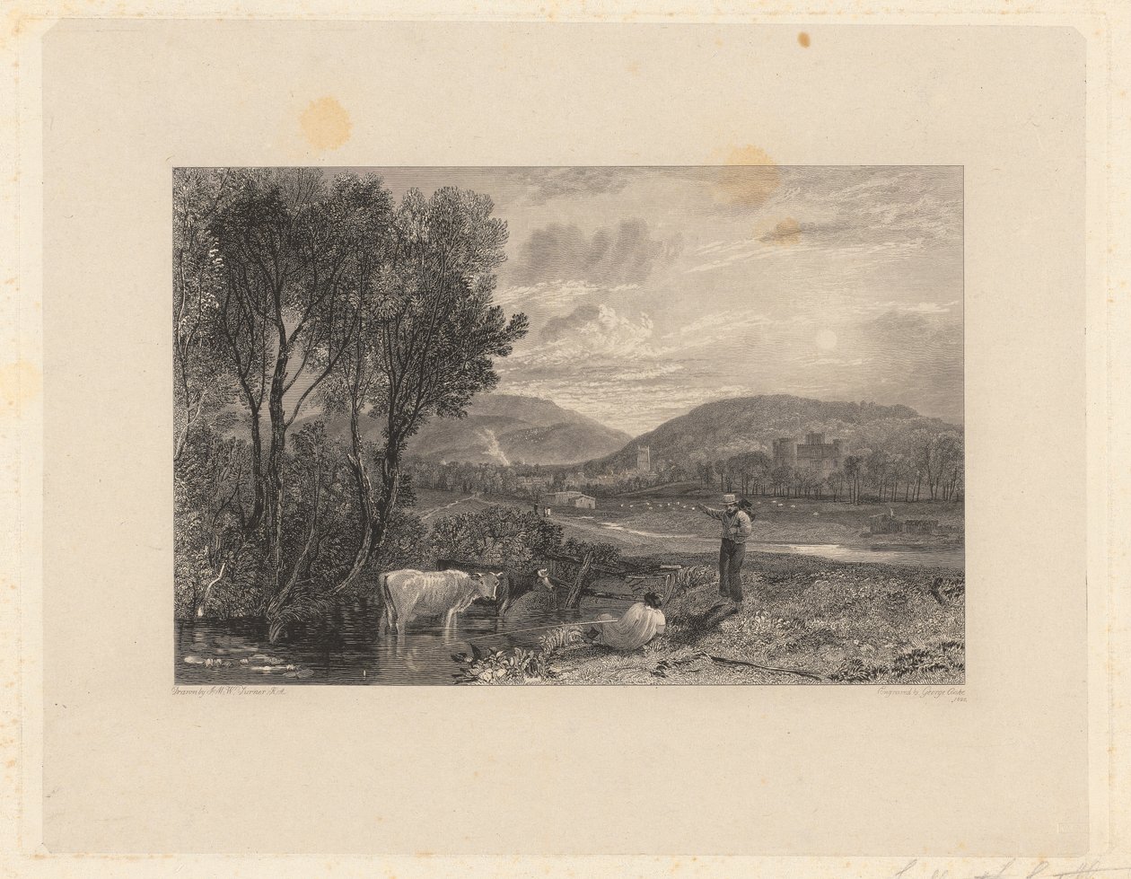 Lulworthin linna, Dorsetshire tekijältä George Cooke
