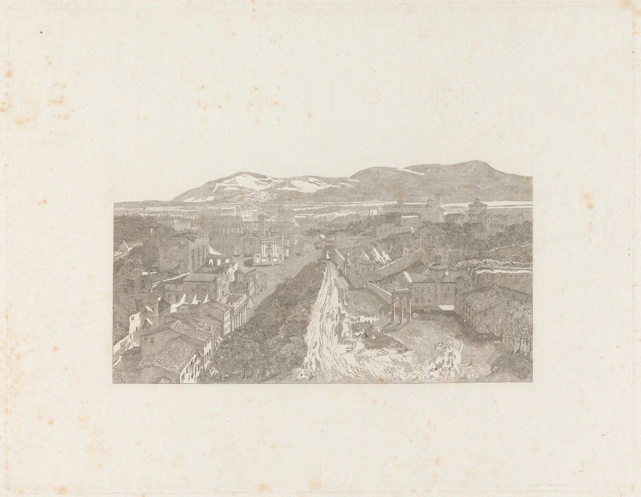 Forum Romanum Capitolin tornista tekijältä George Cooke