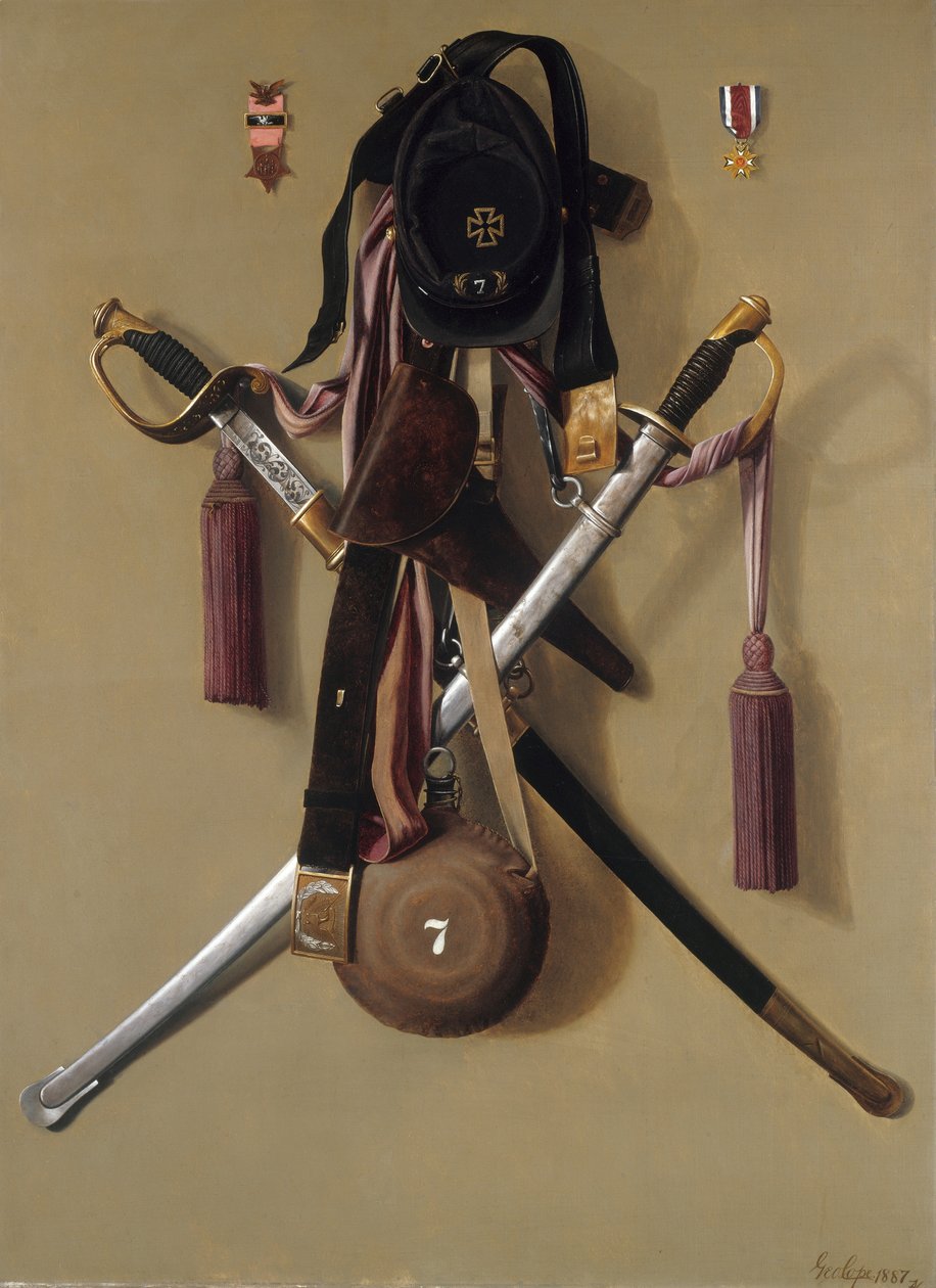 Majuri Levi Gheen McCauleyn sisällissodan regalit, 1887 tekijältä George Cope