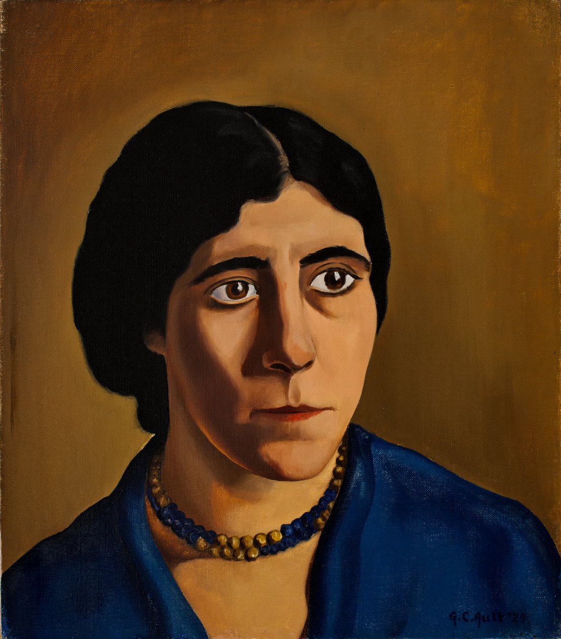 Concetta Scaravaglionen (1900-75) muotokuva (öljy kankaalle) tekijältä George Copeland Ault