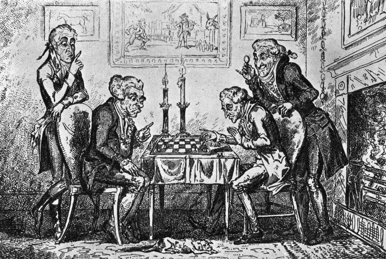 Shakkipeli tekijältä George Cruikshank