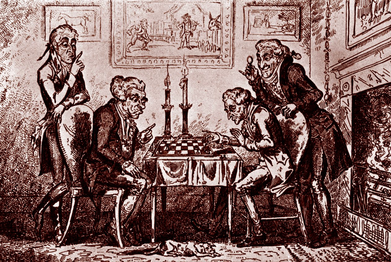 Shakkipeli tekijältä George Cruikshank