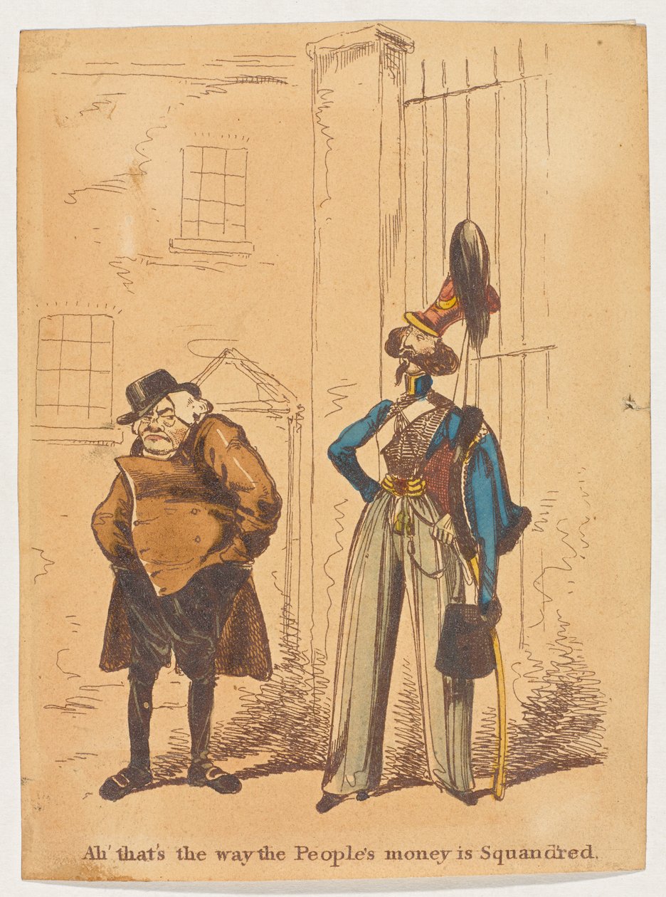 Ah, sillä tavalla ihmisten rahoja tuhlataanpunaiseksi tekijältä George Cruikshank